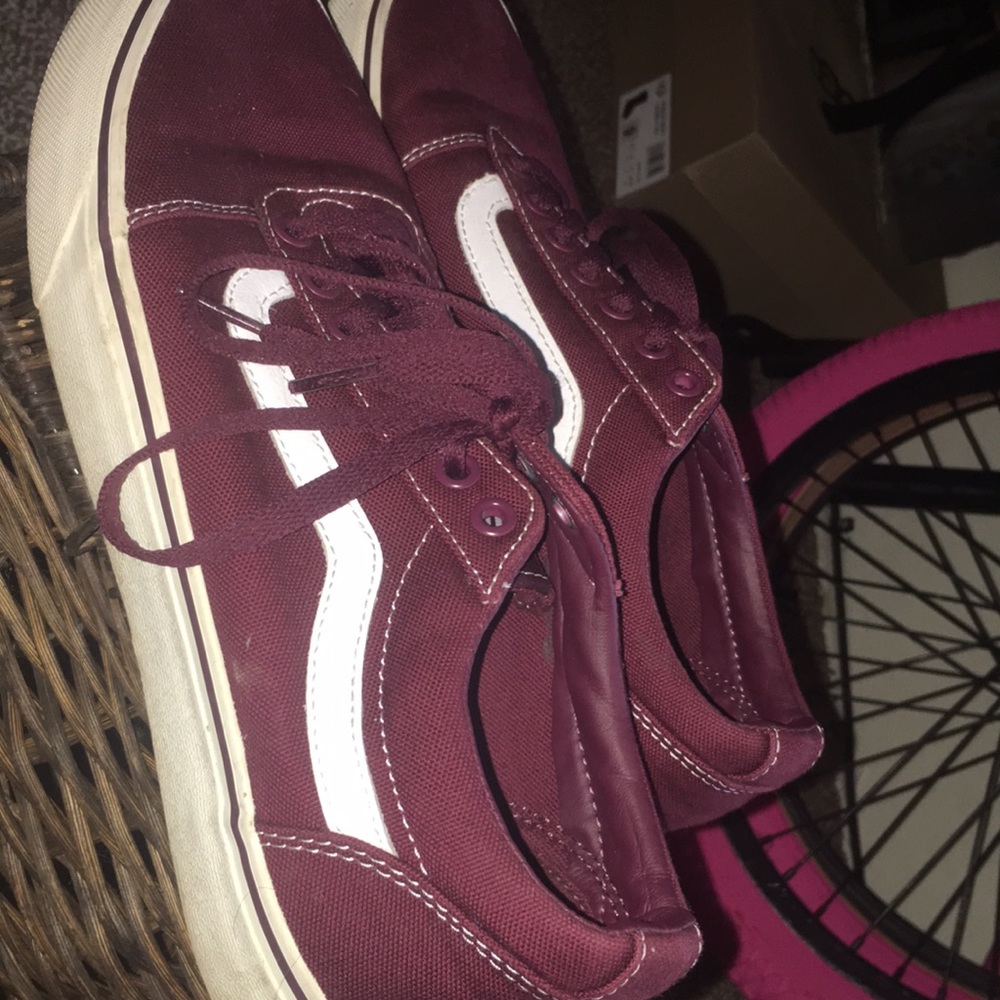 Vans Maroon Size 9 Men’s